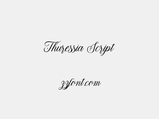 Thuressia Script
