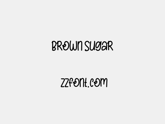 Brown Sugar
