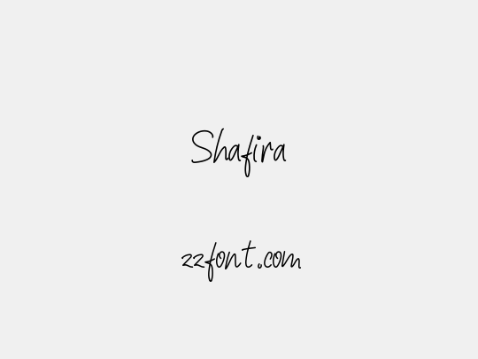 Shafira