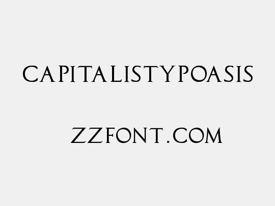 CapitalisTypOasis
