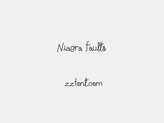 Niagra Faults
