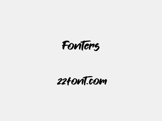 Fonters