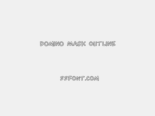 Domino Mask Outline