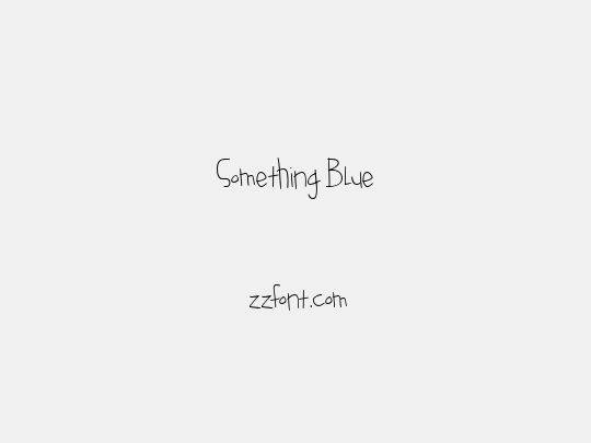 Something Blue