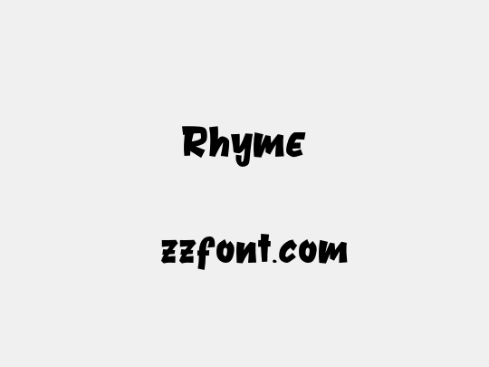 Rhyme