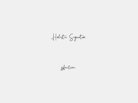 Holistic Signature