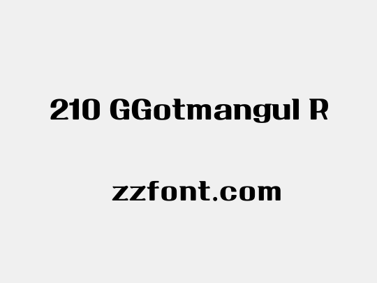 210 GGotmangul R