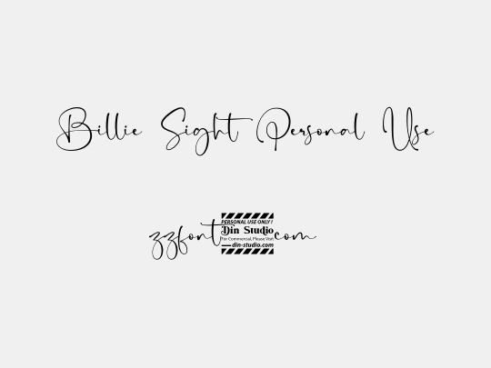 Billie Sight Personal Use