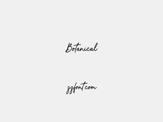 Botanical