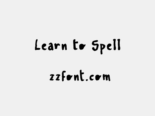 Learn To Spell
