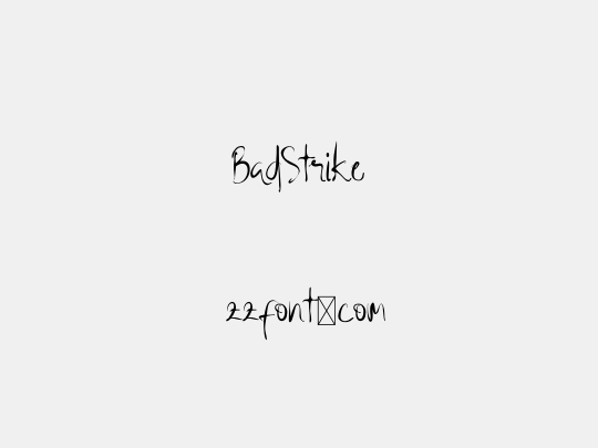 BadStrike