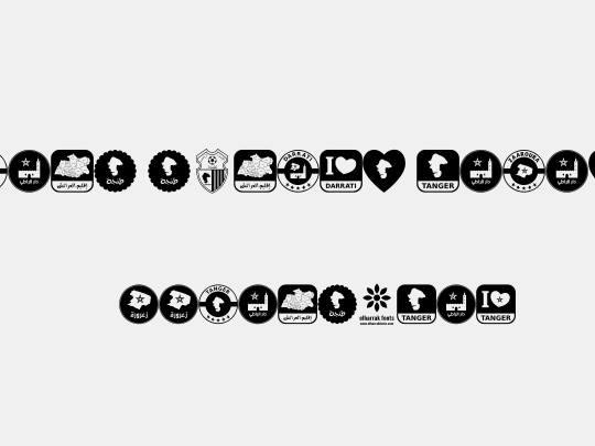 font tanger color