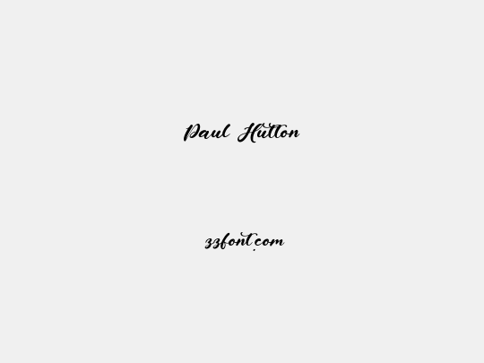 Paul Hutton