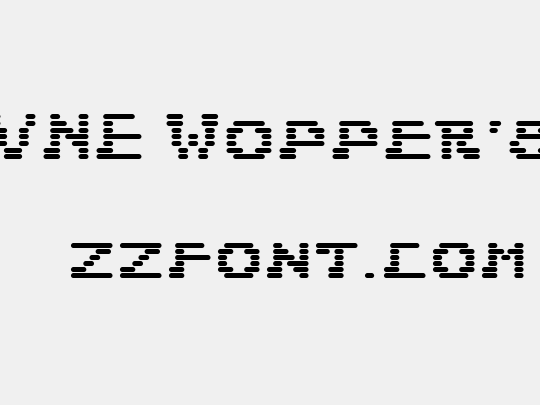 JVNE Wopper'83