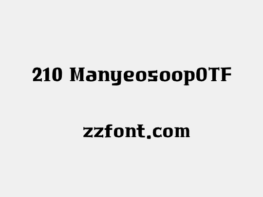 210 ManyeosoopOTF