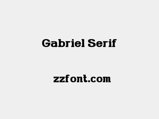 Gabriel Serif