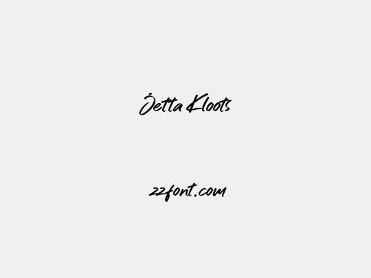 Jetta Kloots