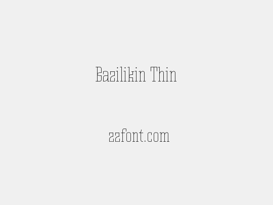 Bazilikin Thin