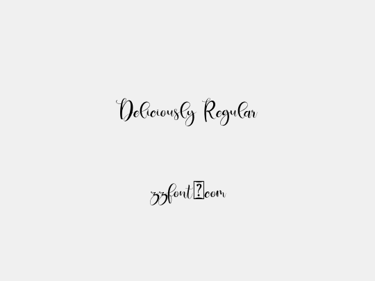 Deliciously Regular
