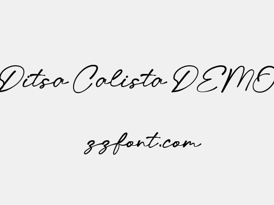 Ditsa Calista DEMO