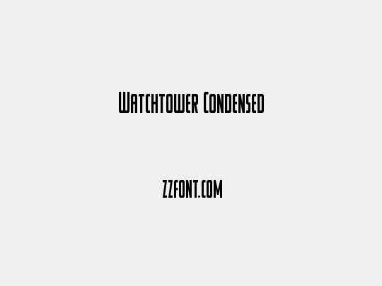 Watchtower Condensed