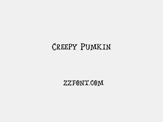Creepy Pumkin