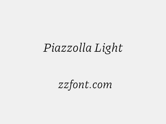 Piazzolla Light