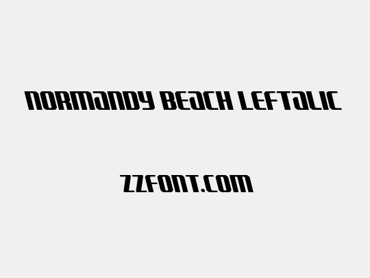 Normandy Beach Leftalic