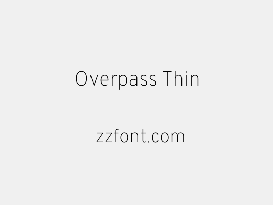 Overpass Thin