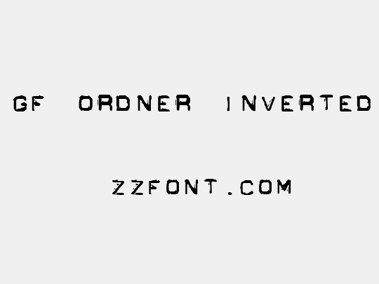 GF Ordner Inverted