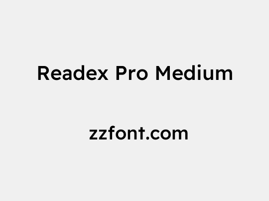 Readex Pro Medium