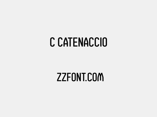 c Catenaccio