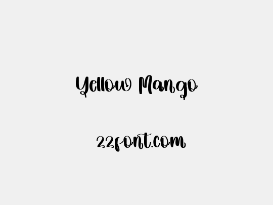 Yellow Mango