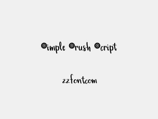 Simple Brush Script