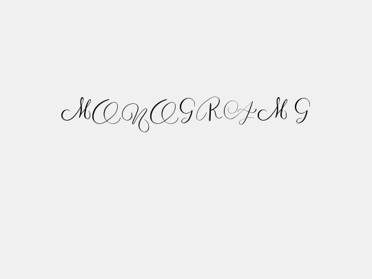 MONOGRAM G