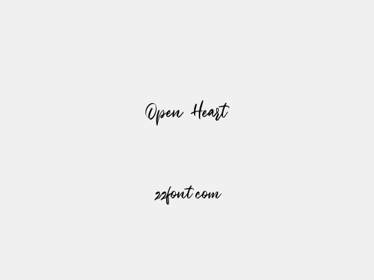 Open Heart