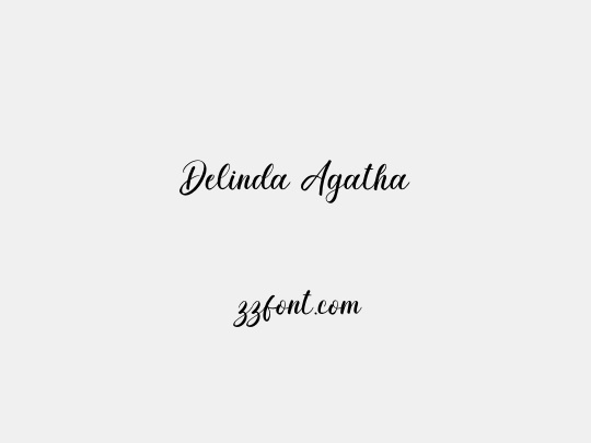 Delinda Agatha