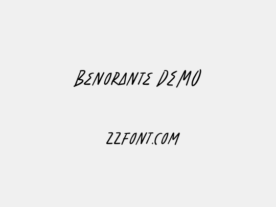 Benorante DEMO