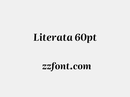 Literata 60pt