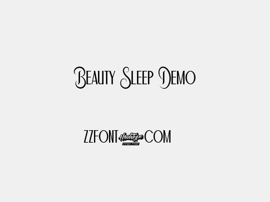 Beauty Sleep Demo
