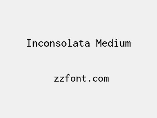 Inconsolata Medium
