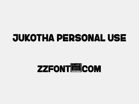JUKOTHA Personal Use