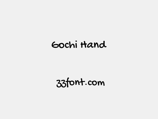 Gochi Hand