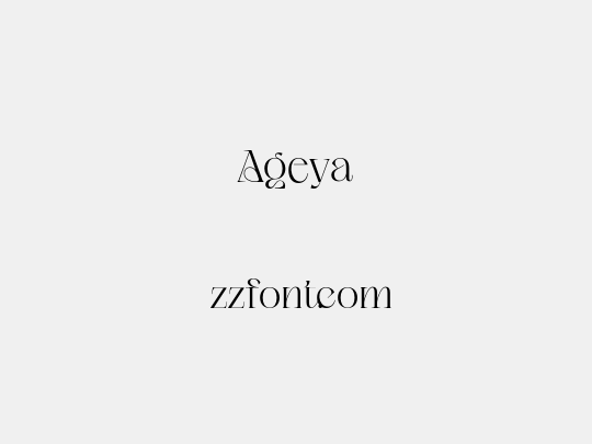 Ageya