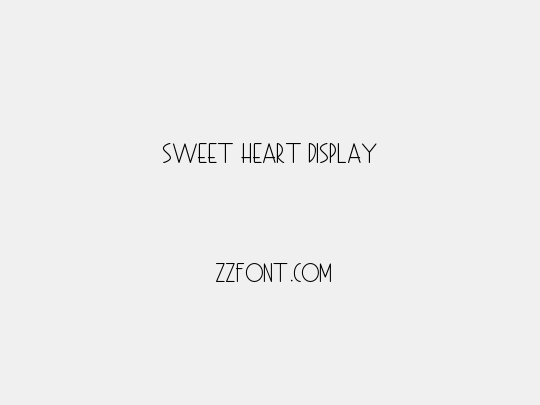 Sweet Heart Display