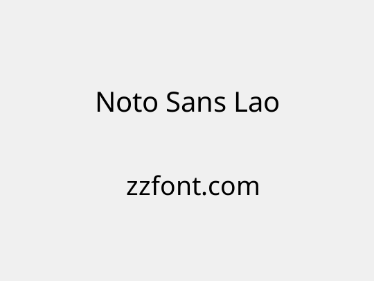 Noto Sans Lao
