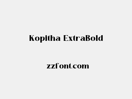 Kopitha ExtraBold
