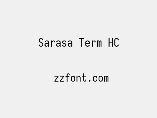 Sarasa Term HC