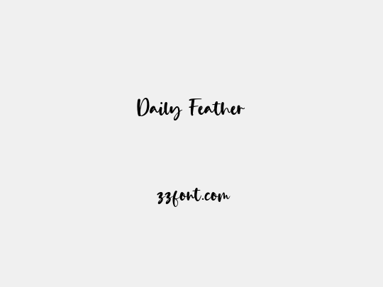 Daily Feather
