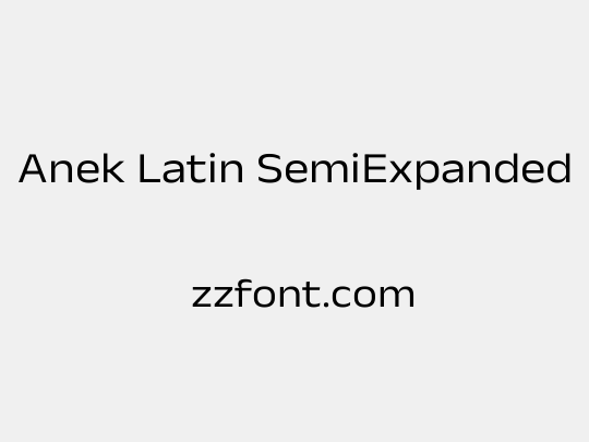 Anek Latin SemiExpanded